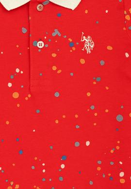 Erkek Çocuk Kırmızı Polo Yaka Tişört - 50278154049