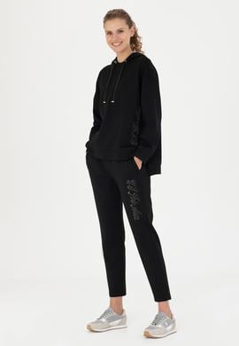 Kadın Siyah Eşofman Altı - 50277086012