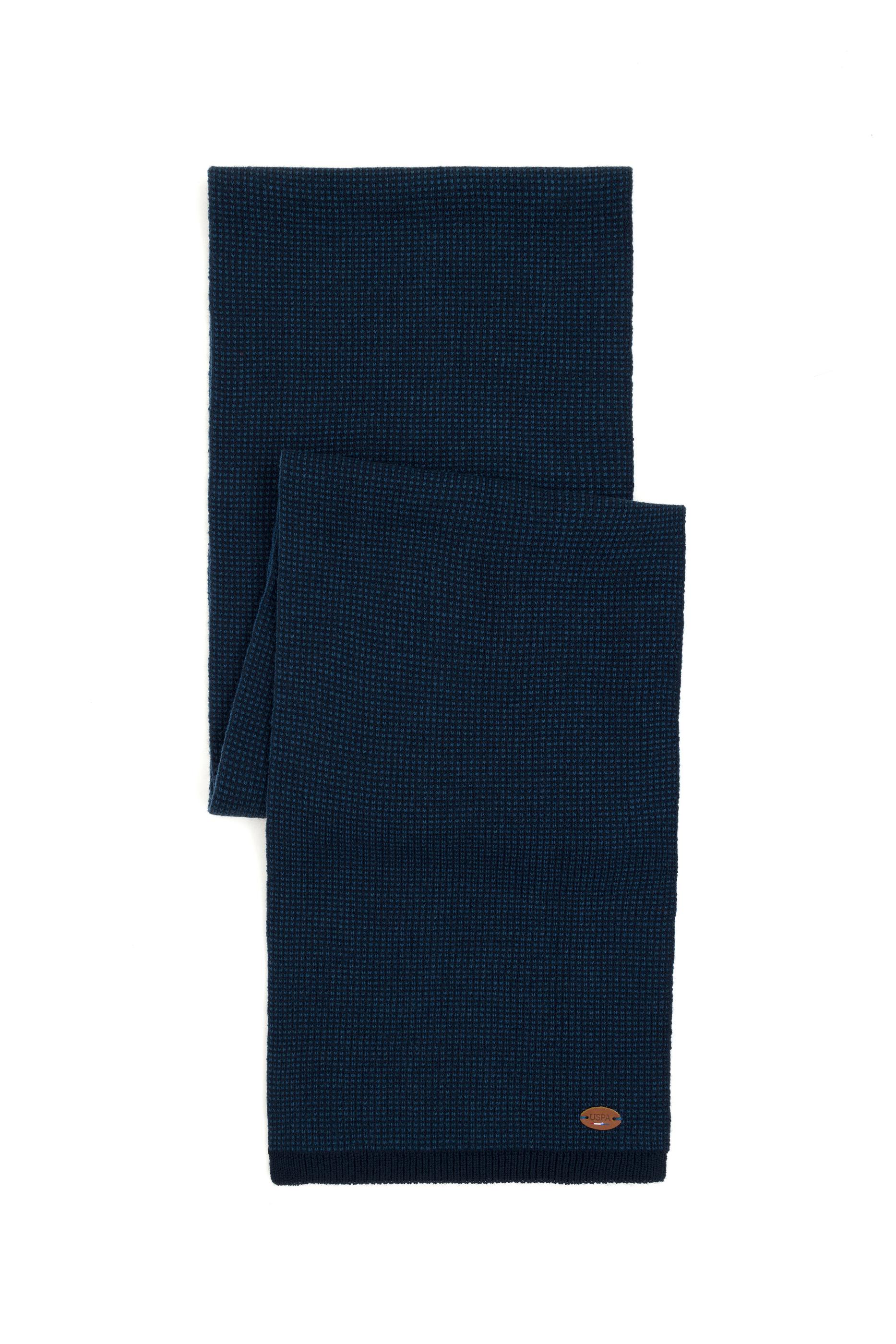 Erkek Lacivert Kaşkol Bere Takım