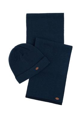 Erkek Lacivert Kaşkol Bere Takım - 50255080001