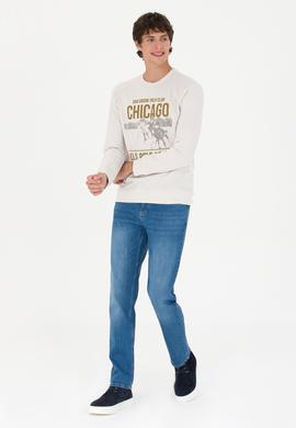 Erkek Mavi Jean Pantolon - 50256713034