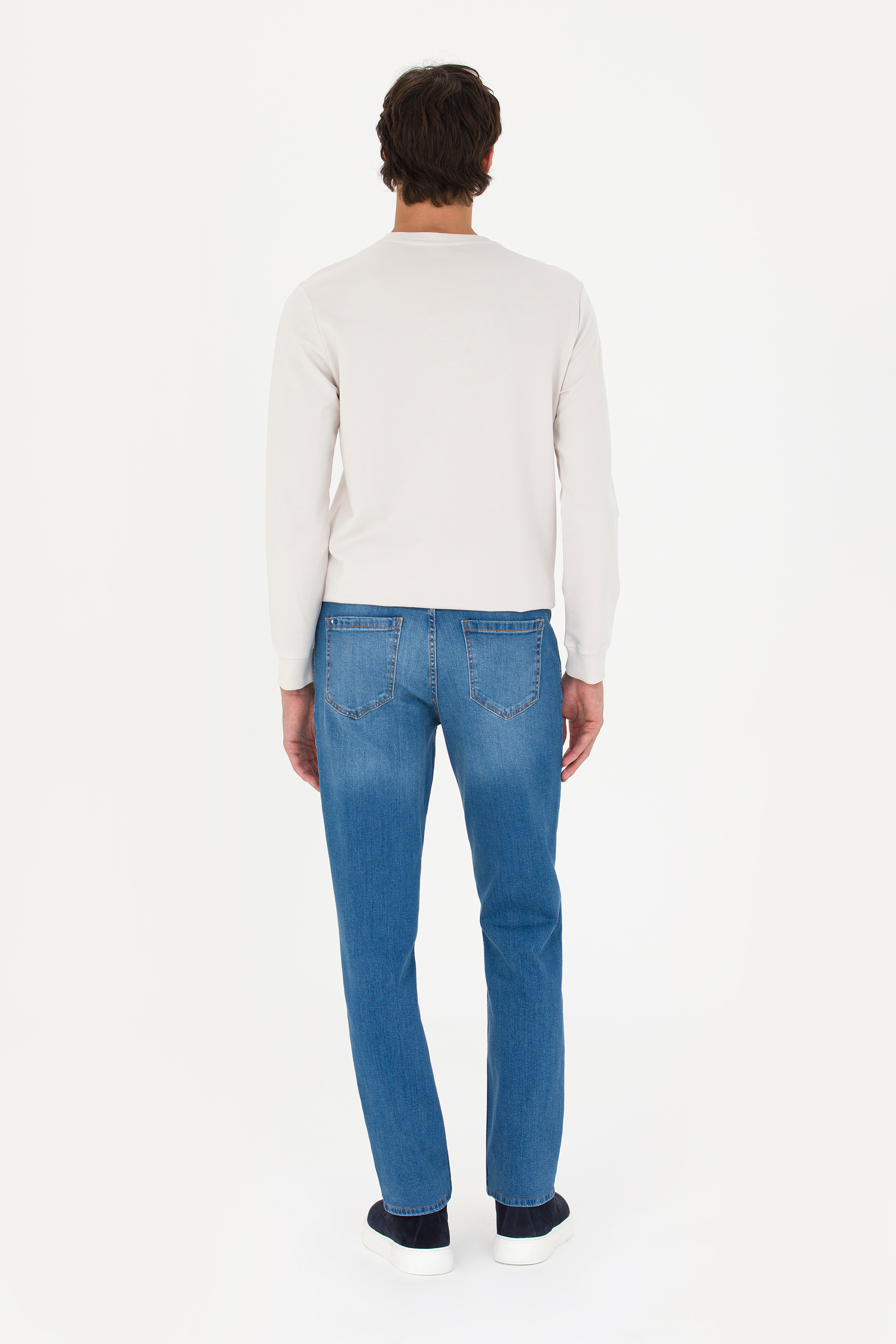 Erkek Mavi Jean Pantolon