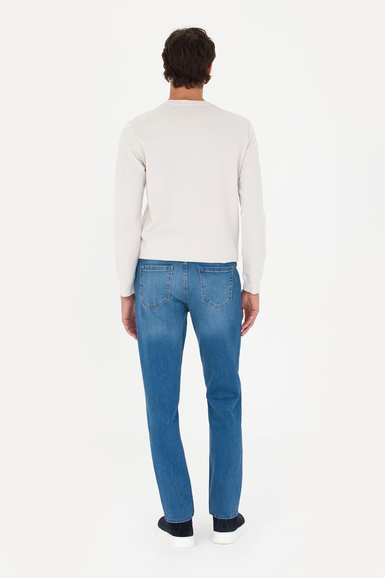 Erkek Mavi Jean Pantolon - 50256713034
