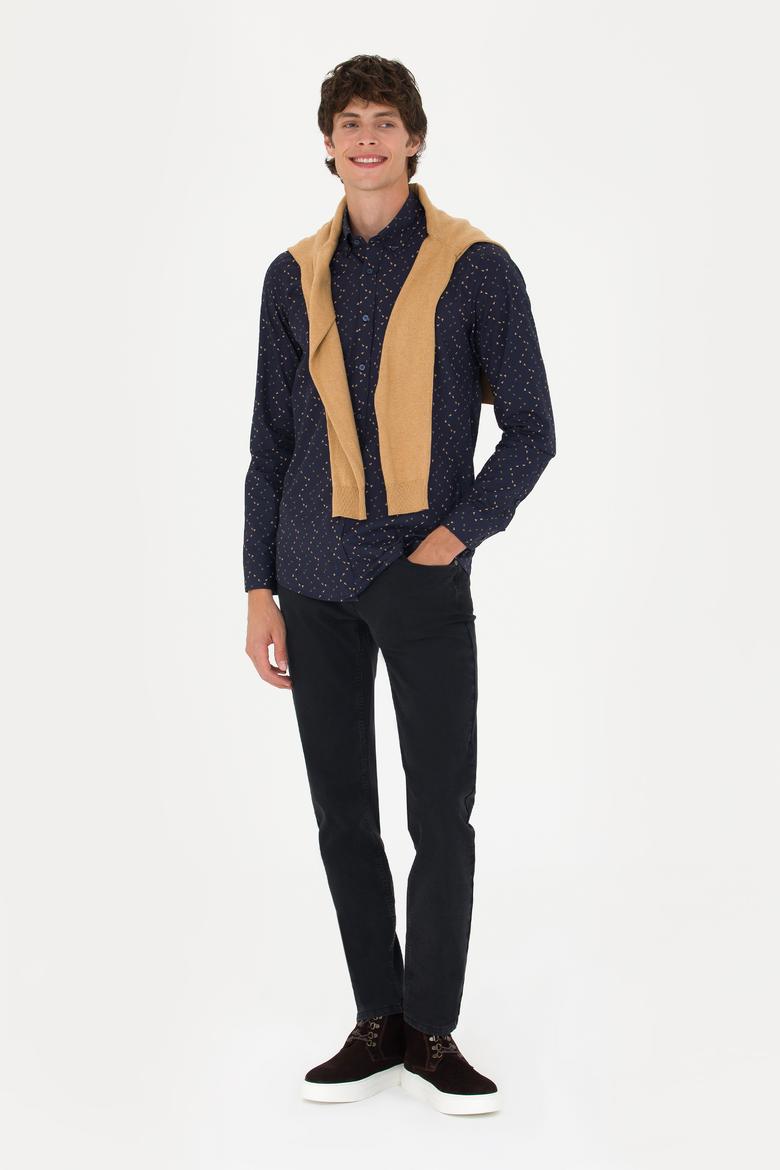 Erkek Siyah Jean Pantolon