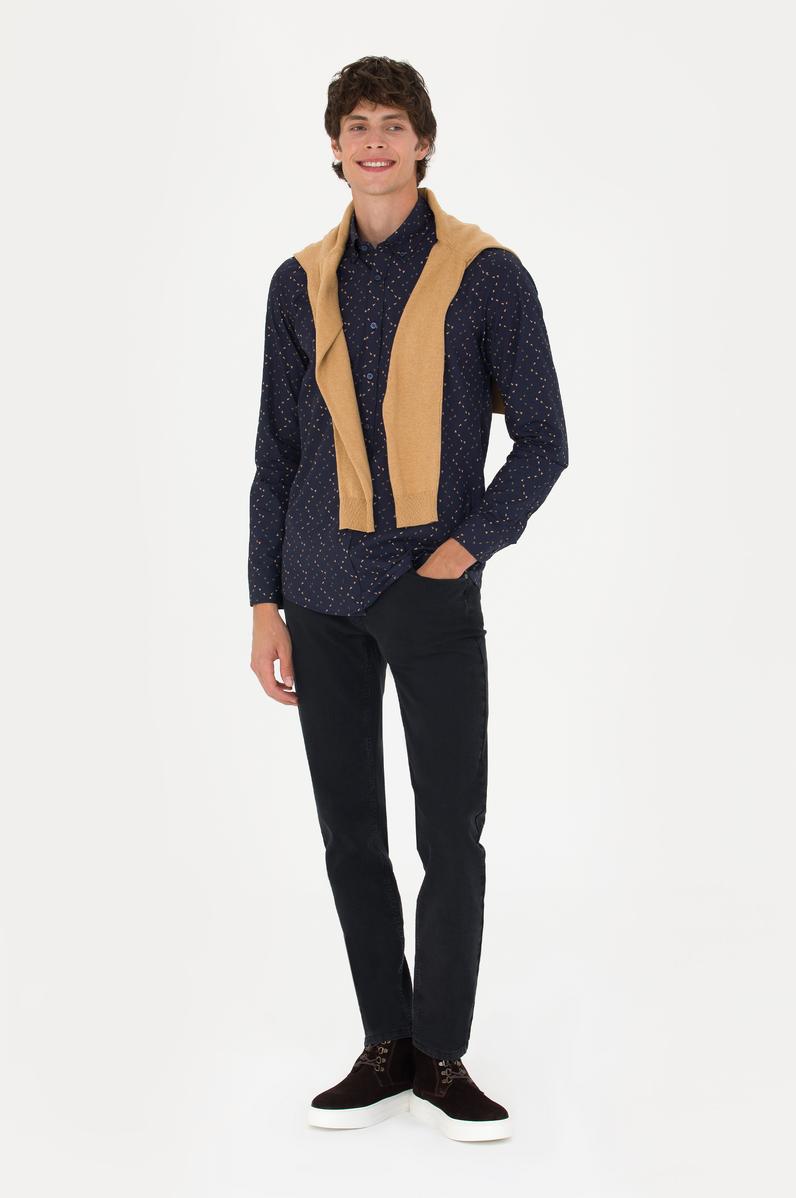 Erkek Siyah Jean Pantolon