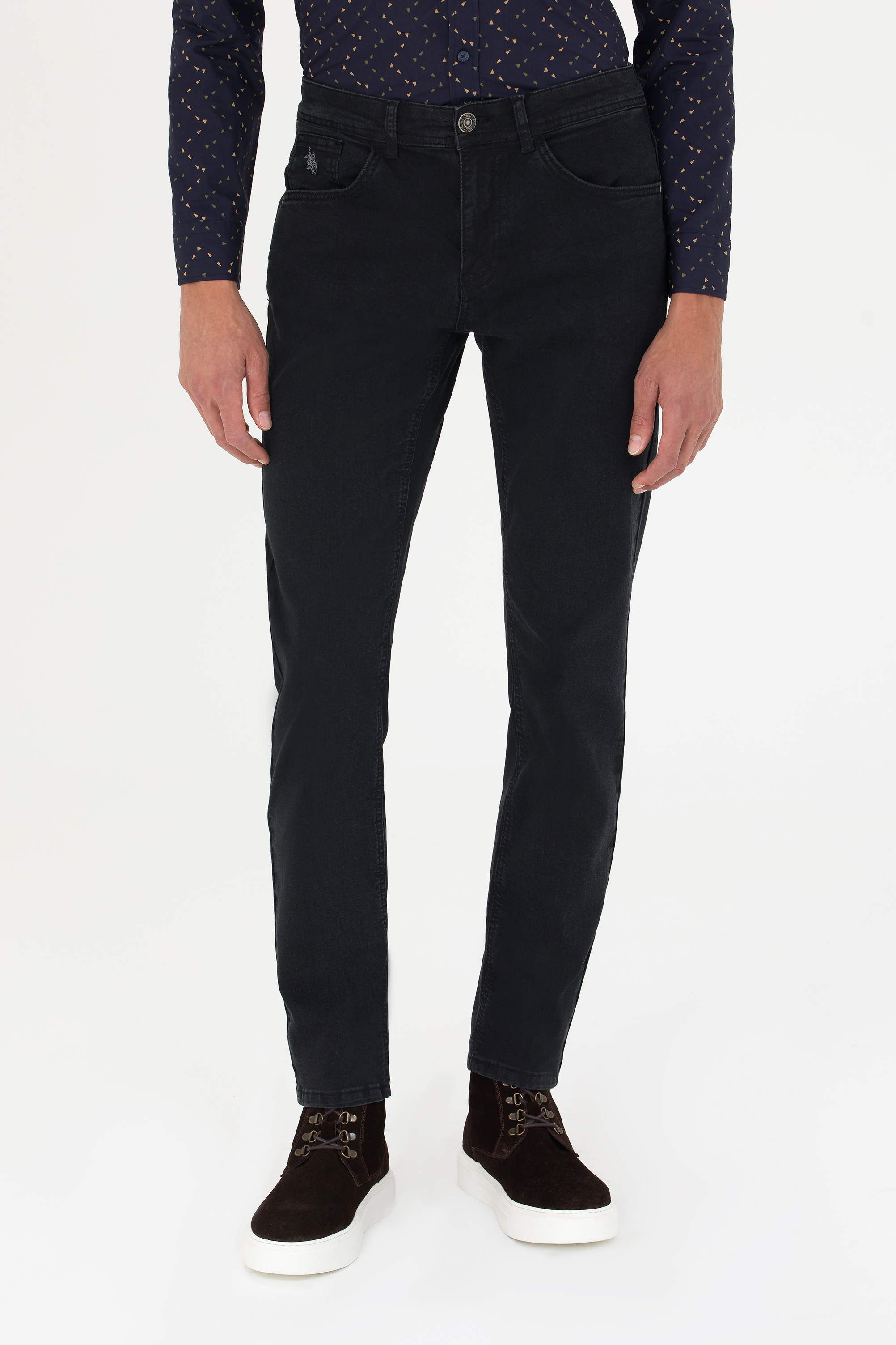 Erkek Siyah Jean Pantolon - Image 2