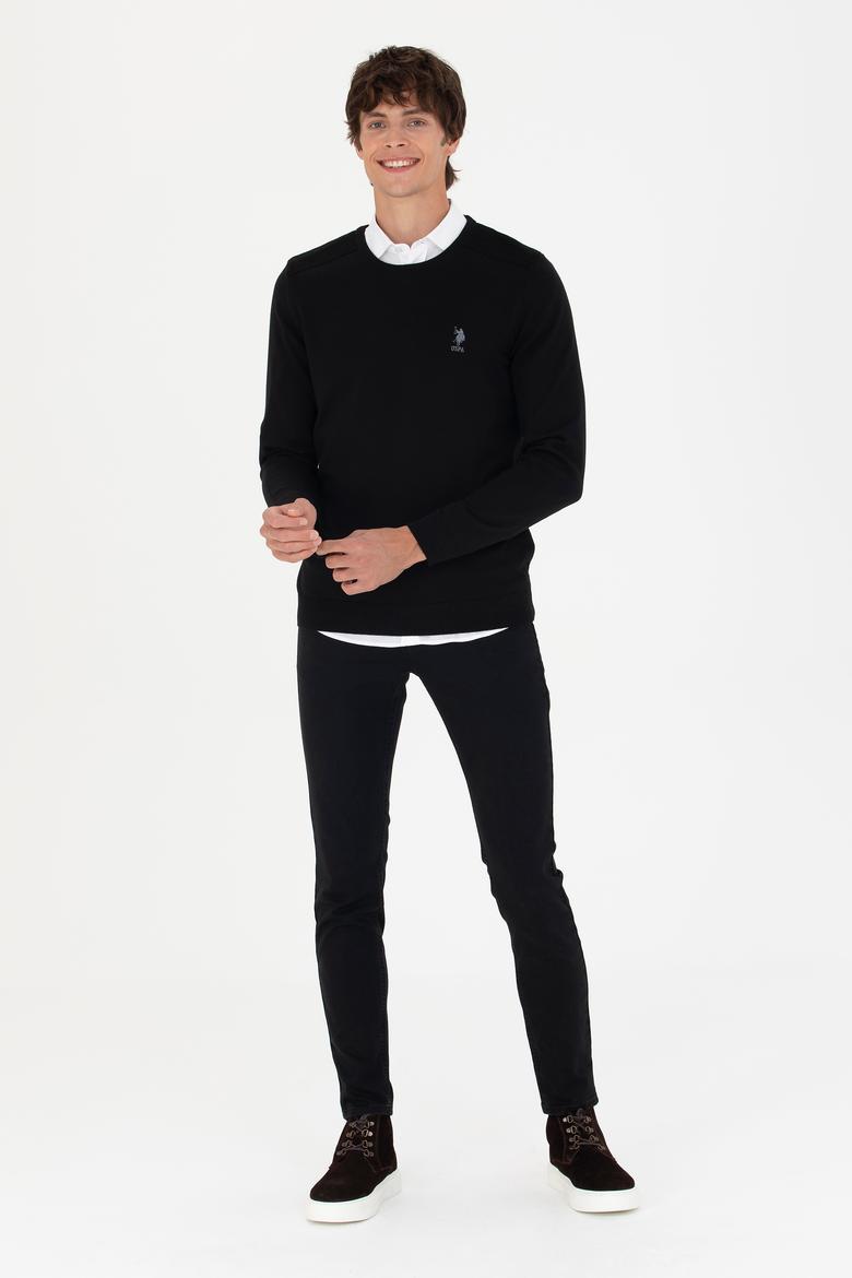 Erkek Siyah Basic Kazak - 50269003074