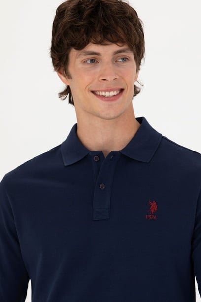 Erkek Lacivert Basic Sweatshirt