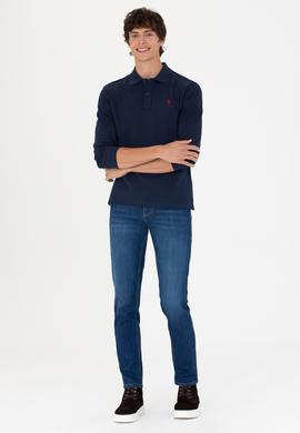 Erkek Lacivert Basic Sweatshirt - 50269403018