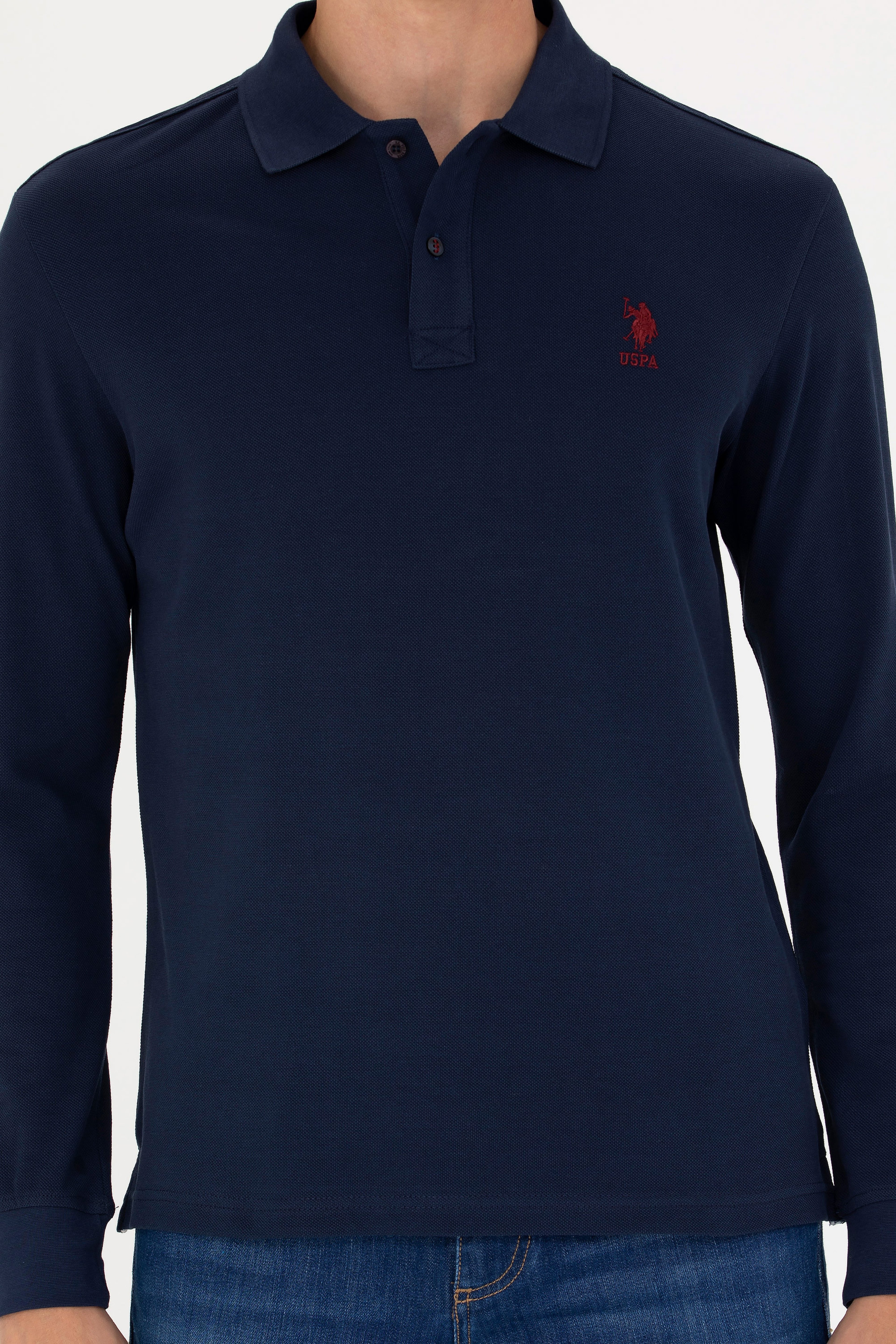 Erkek Lacivert Basic Sweatshirt