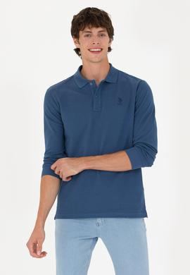 Erkek İndigo Basic Sweatshirt - 50269403168