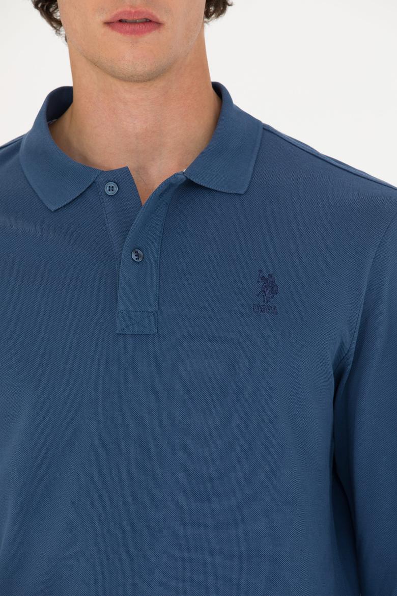 Erkek İndigo Basic Sweatshirt - 50269403168