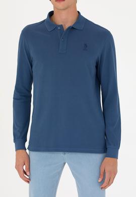 Erkek İndigo Basic Sweatshirt - 50269403168