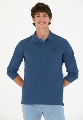 Erkek İndigo Basic Sweatshirt - 50269403168