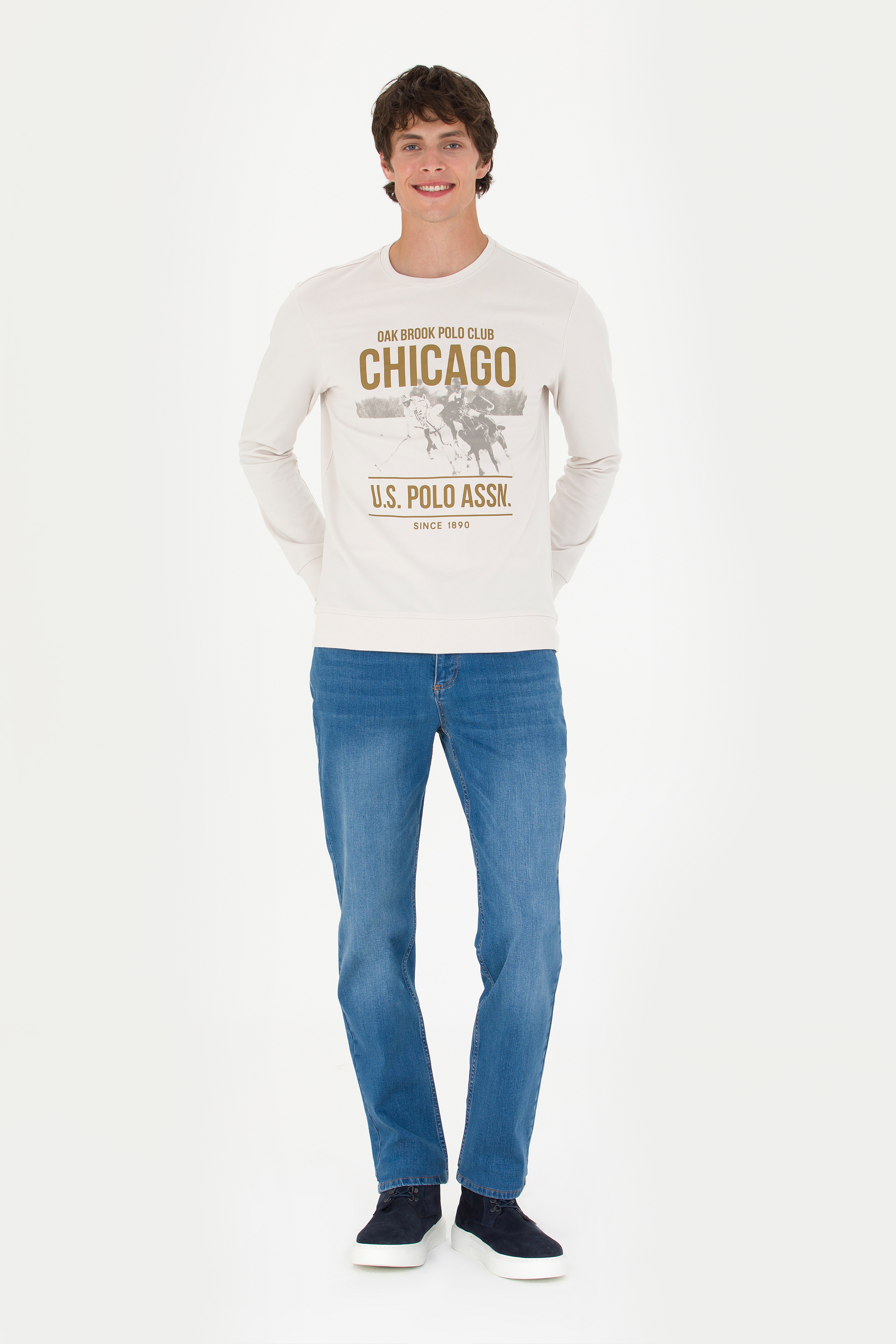Erkek Taş Sweatshirt