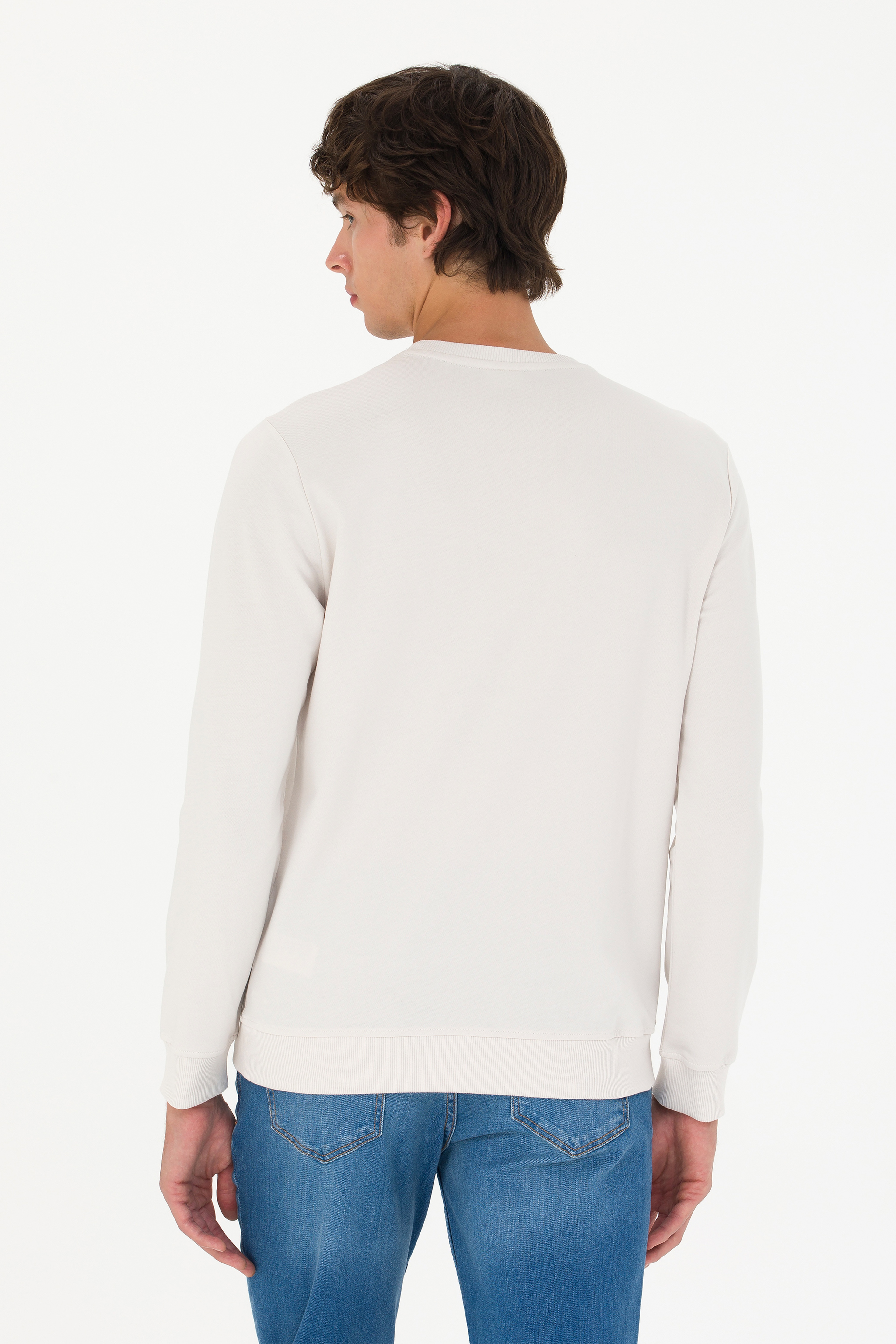 Erkek Taş Sweatshirt - Image 5