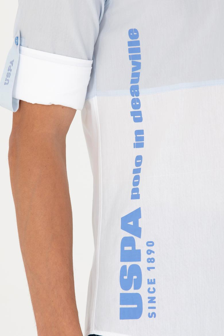 Erkek Mavi Uzun Kollu Gömlek - 50263758005