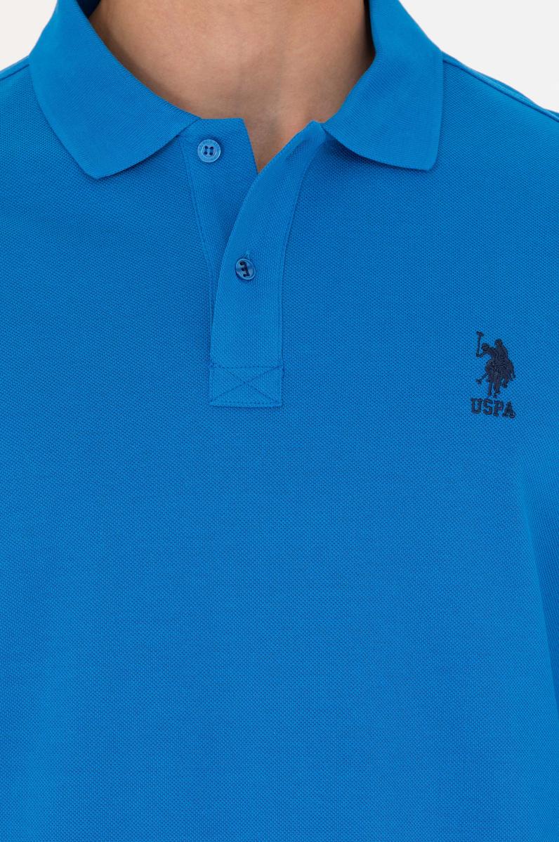 Erkek Kobalt Mavi Basic Sweatshirt