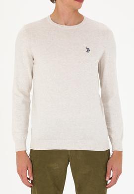 Erkek Taş Melanj Basic Kazak - 50275848109