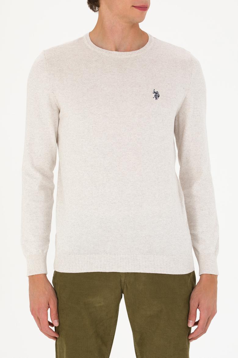 Erkek Taş Melanj Basic Kazak - 50275848109