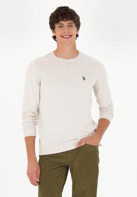 Erkek Taş Melanj Basic Kazak - 50275848109