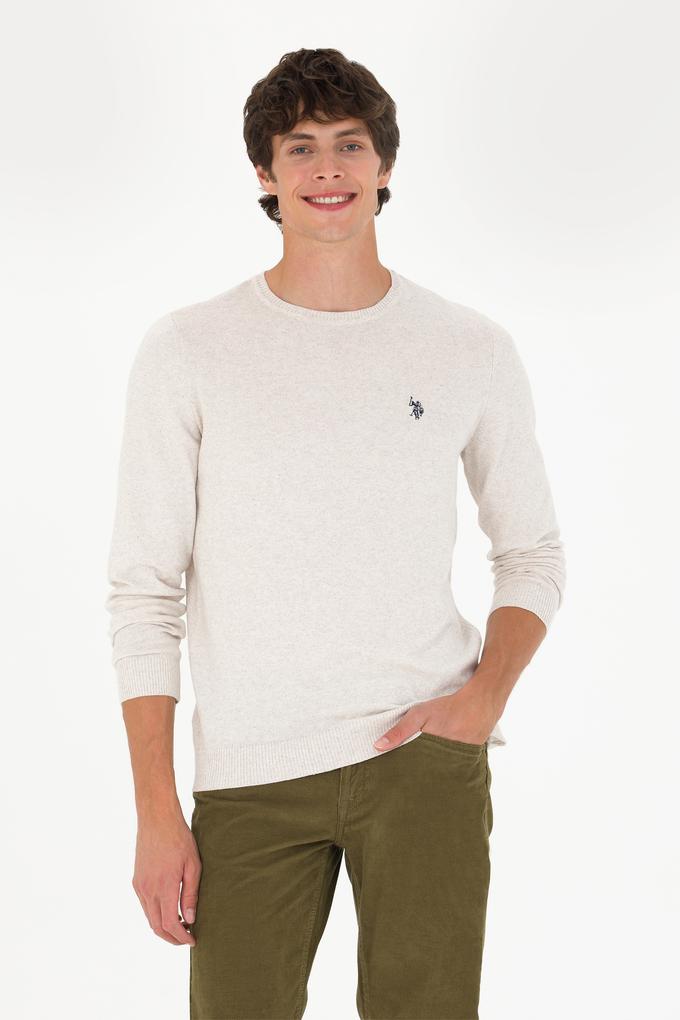 Erkek Taş Melanj Basic Kazak