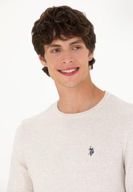 Erkek Taş Melanj Basic Kazak - 50275848109