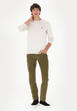 Erkek Taş Melanj Basic Kazak - 50275848109