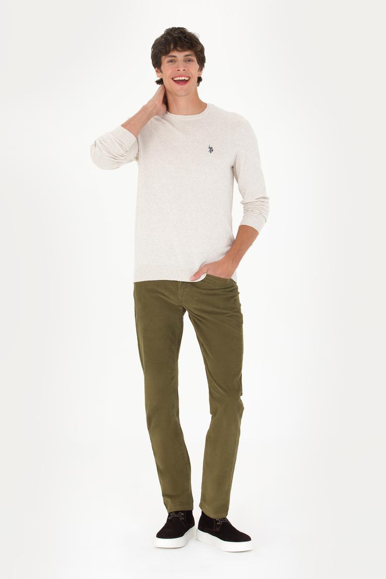 Erkek Taş Melanj Basic Kazak - 50275848109