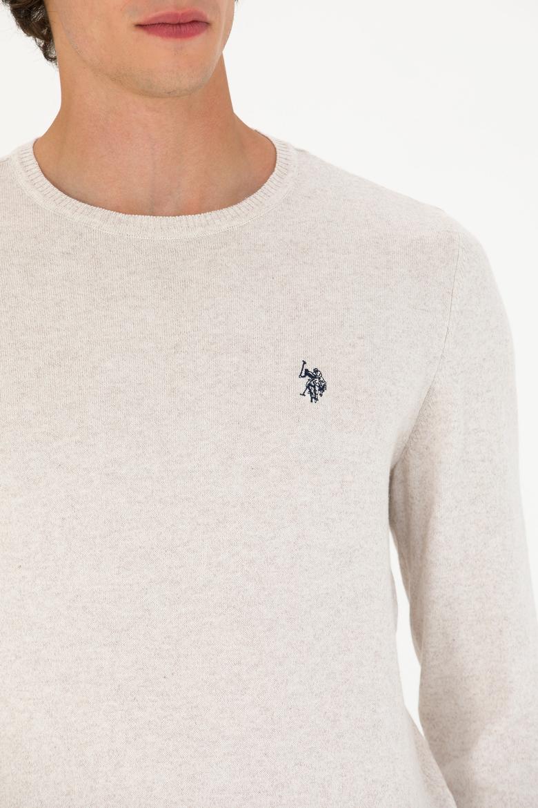 Erkek Taş Melanj Basic Kazak - 50275848109