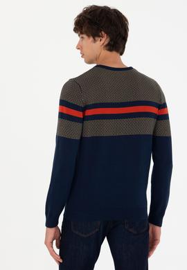 Erkek Lacivert Kazak - 50272107017