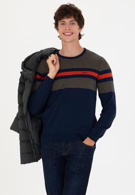 Erkek Lacivert Kazak - 50272107017