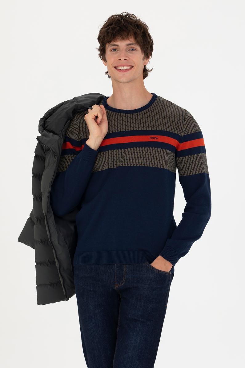 Erkek Lacivert Kazak