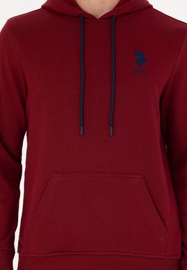 Erkek Bordo Basic Sweatshirt - 50269426101