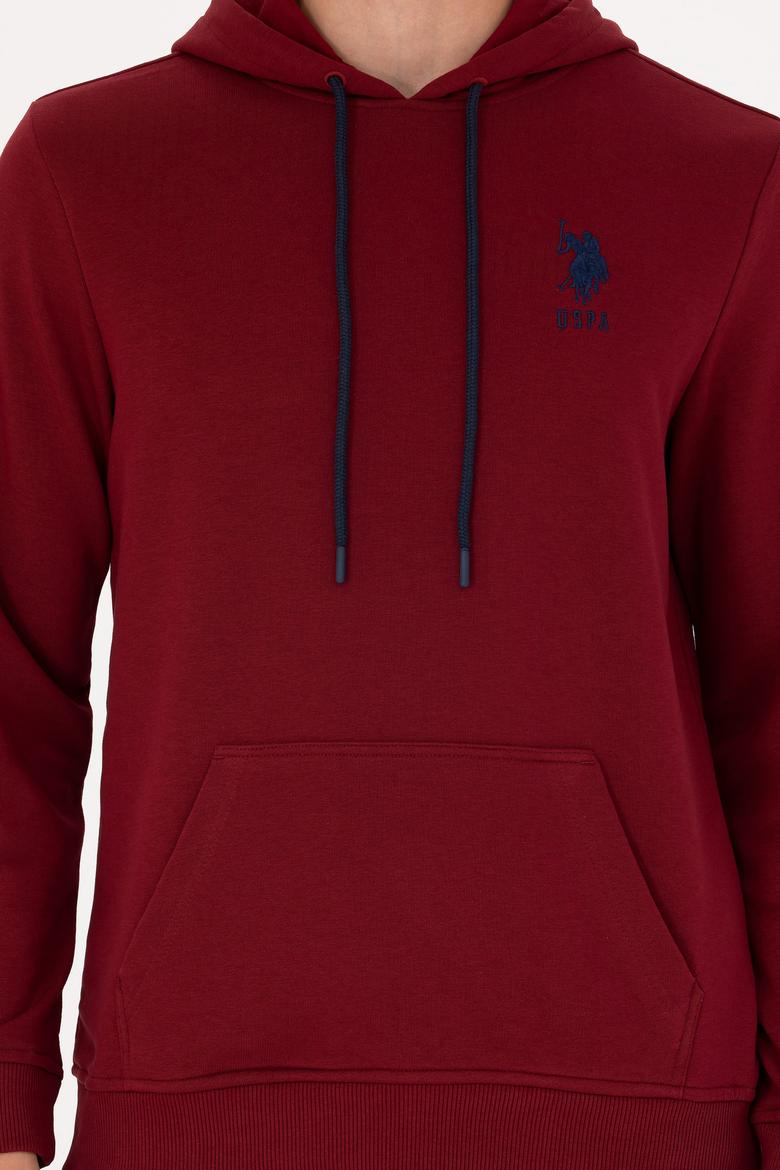 Erkek Bordo Basic Sweatshirt - 50269426101