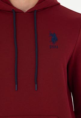 Erkek Bordo Basic Sweatshirt - 50269426101