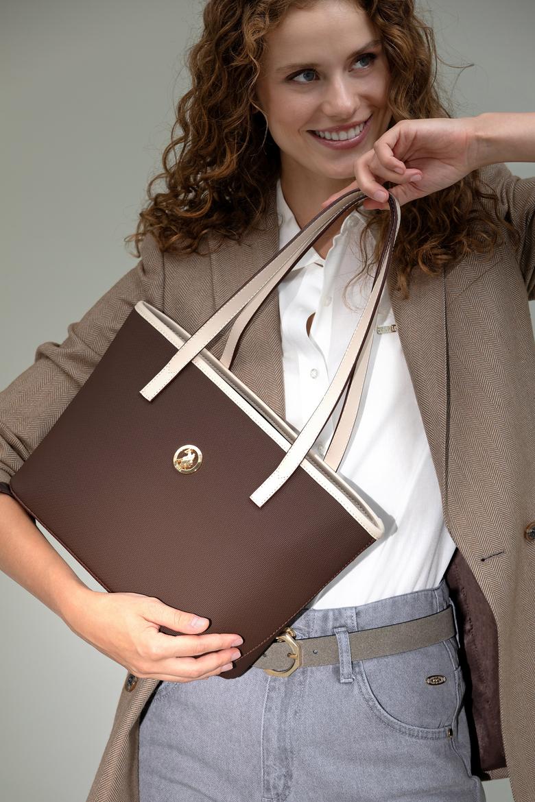 Kadın Kahverengi Omuz Çantası - 50280359005