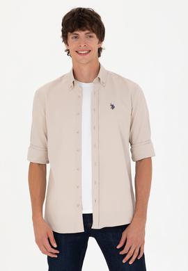 Erkek Taş Uzun Kollu Gömlek - 50266110023