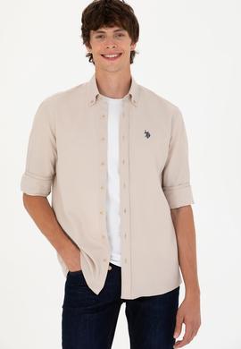 Erkek Taş Uzun Kollu Gömlek - 50266110023