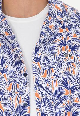 Erkek Lacivert Kısa Kollu Gömlek - 50266216008