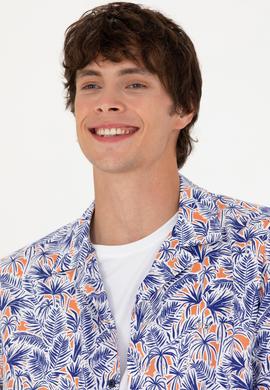 Erkek Lacivert Kısa Kollu Gömlek - 50266216008