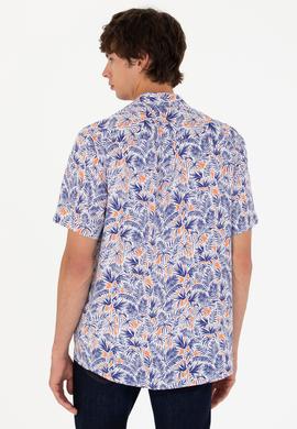 Erkek Lacivert Kısa Kollu Gömlek - 50266216008