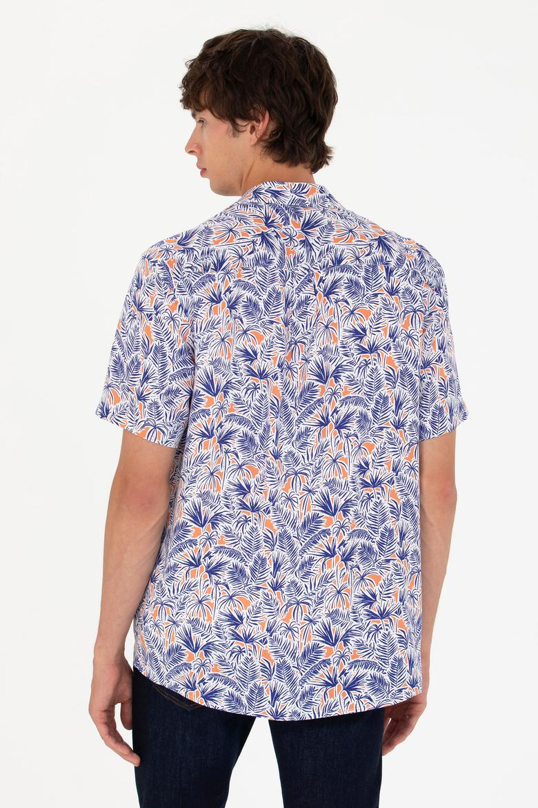 Erkek Lacivert Kısa Kollu Gömlek - 50266216008