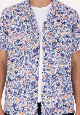 Erkek Lacivert Kısa Kollu Gömlek - 50266216008