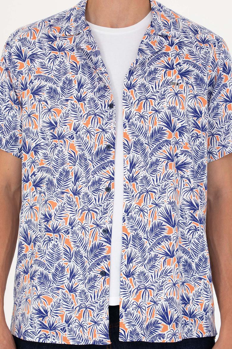 Erkek Lacivert Kısa Kollu Gömlek - 50266216008