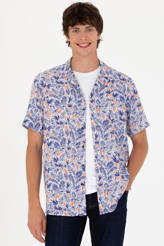 Erkek Lacivert Kısa Kollu Gömlek