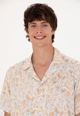 Erkek Taş Kısa Kollu Gömlek - 50266216010