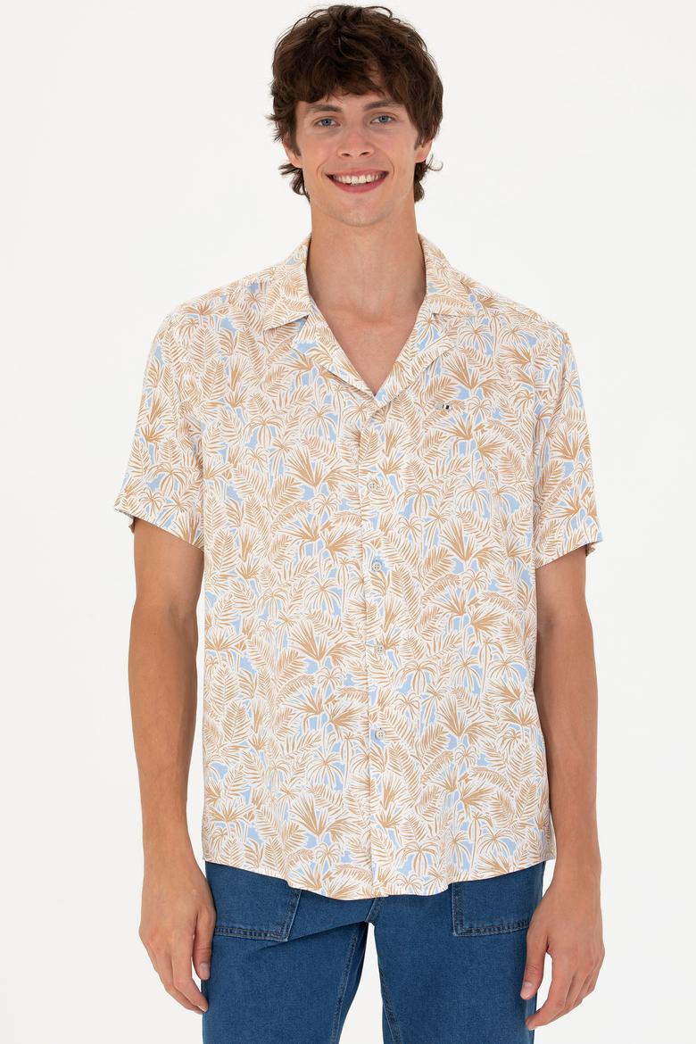 Erkek Taş Kısa Kollu Gömlek - 50266216010