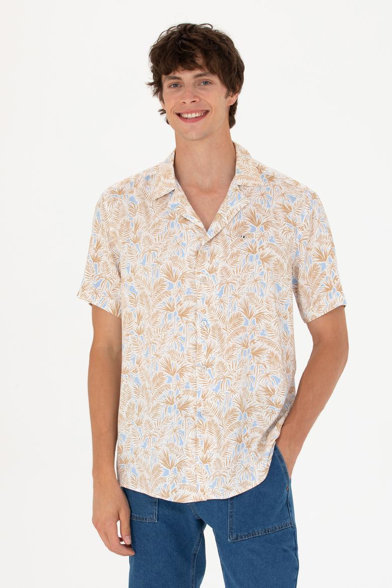 Erkek Taş Kısa Kollu Gömlek