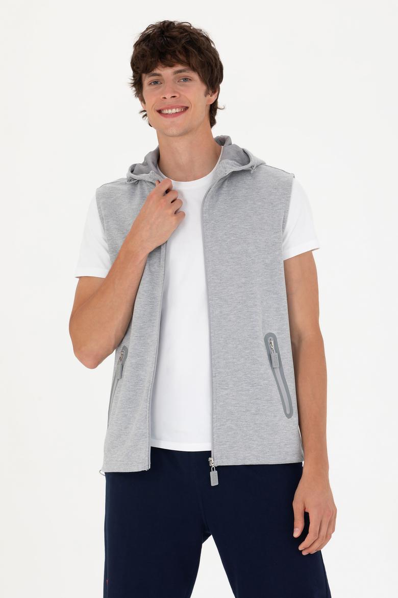 Erkek Gri Melanj Sweatshirt - 50263493011